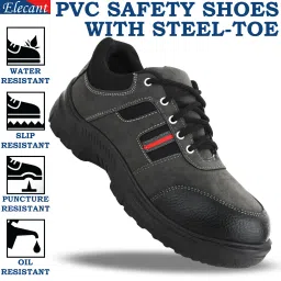 Steel Toe Synthetic Leather Safety Shoe-image-7