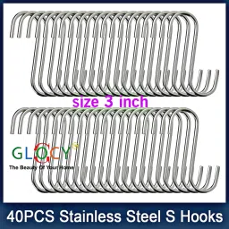 Multipurpose ,S Hook for Kitchen,Wardrobe,Work Shop,Bathroom,Garden,Office Hook 40-58
