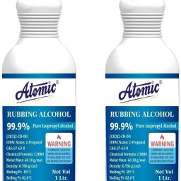ATOMIC 1 Litre X 2 Bottles IPA Iso-Propyl Alcohol Pure 99.9% [(CH3)2-CH-OH] CAS 67-63-0 for Computers, Laptops, Mobiles-28