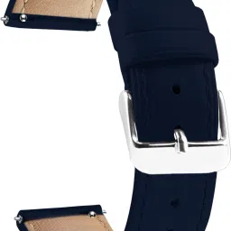 ACM Watch Strap Leather Belt for Titan Smart Evolution Smartwatch Blue 3746090 mm Synthetic Leather Watch Strap-image-2