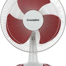 TF HISPEED GALE CLASSIC 16" White Red 400 3 Blade Table Fan-image-98