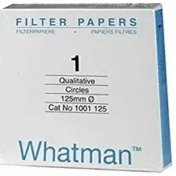 Filter paper 1" Dia. [12.5cm]. Round [pkt. of 100 piece] by 3 Filter Paper-17