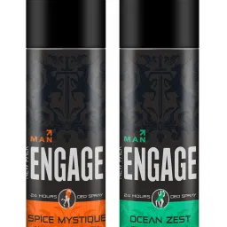 Deo Combo 1 Ocean Zest 150ml & 1 Spice Mystique 150ml Deodorant Spray - For Men-10