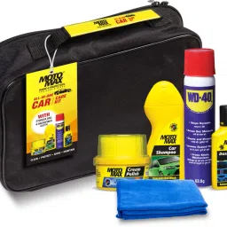 All in 1 Car Care Kit with bag, Clean, protect, shine, maintain your car, Combo-47