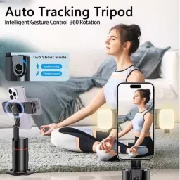 ZARRY P02 Auto Face Tracking Gimbal, 360 Rotation 2 Axis Gimbal for Mobile image 2