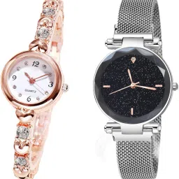 analogue wrist watches for men watches gift | gift for men | latest watches Analog Watch - For Men Har Rose Piyush & Magnet 4P Silver Piyush-image-90
