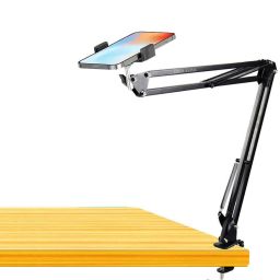 BROLAVIYA Bed Gooseneck Professional Long Articulating Arm Mobile/Tablet Stand Mount, for 4 to 11 inch Display Mobile Holder-25