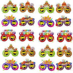 20 Pcs Happy Birthday Party Goggles Eyewear Sunglasses for Kids Return Gifts Party Glow Ornament-image-41