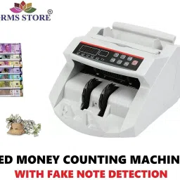 DRMS STORE NEW NOTE UPDATE COUNTING MACHINE WITH FAKE NOTE DETECTOR Note Counting Machine image 2