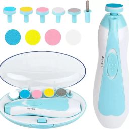 New Born Baby Nail File Electric,Baby Nail Trimmer with 6 Grinding Heads-27
