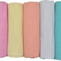 5 Count Matty Fabric (Half-0.5 meter All White, Pink, Teal,Peach, Yellow)(Width: 36 Inch Cross Stitch Matte Cloth-image-66