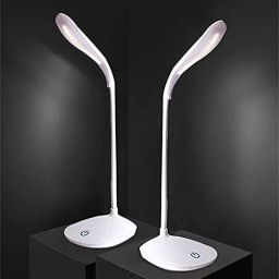 s n fashion Powerful Rechargeable Emergency Table Lamp / Student Reading Light / Led Foldable Desk Lamp TABLE LAMP(White) Study Lamp (37, White) Study Lamp image 2