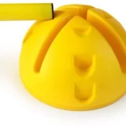 Turf Training Poles with Dome Base and Poles Connector Yellow Color (Bases) hcky-Dome Base Regular Agility Pole-image-23