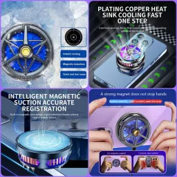 purvish S7X All Device Cooler, Game Board ,Mobile, Computer chip Magnetic Radiator Gaming Accessory Kit image 2