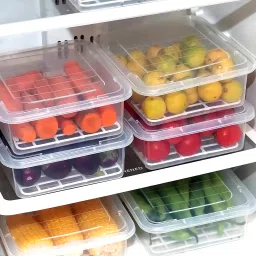Plastic Fridge Container- 2400 ml-picture-24
