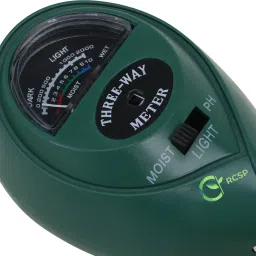 rcsp ph Meter for Soil Testing and Water Testing 3 Way Soil Meter with LCD Display Sunlight Temperature (Manual Soil TESTOR) Soil Test Kit image 4