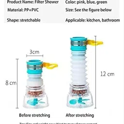ruvi technologies 360Degree Flexible Rotating Adjustable Expandable WaterSaver Kitchen TapExtender Faucet Nozzle image 5