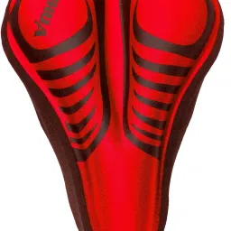 Heavy Extra Soft Red Gel Silicone Cycle Cushion Pad Confort Bicycle Seat Cover Free Size-14