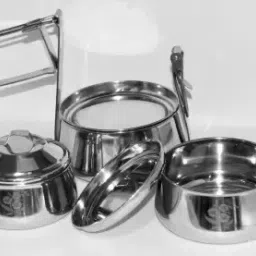 zms marketing Lunch Box with Handle 3 Containers Lunch Box image 3