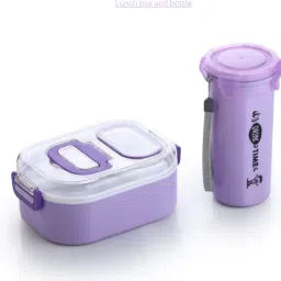 Tiffin Box with Water Bottle | Lunch Box Combo with Bottle and Spoon GG36 2 Containers Lunch Box-28