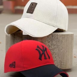 Embroidered, Solid, Self Design Sports/Regular Cap-image-36
