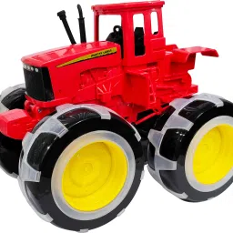 Monster Tractor Toy with Flashing LED Wheels, Friction Powered Truck for Kids-image-20
