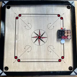 shaad top Classic 32 Inch Carrom Board for Indoor Games – Strong Border & Smooth Surface 4 cm Carrom Board-picture-45