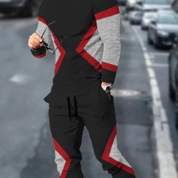 Colorblock Men Track Suit-image-90
