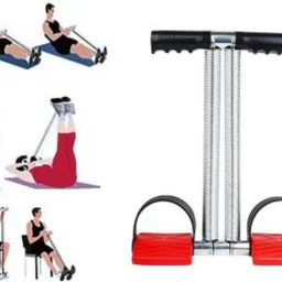 yuvi traders Abs Tummy Trimmer With DOUBLE Steel Spring &Tone Your Muscles Ab Exerciser (Red ) Ab Exerciser image 4