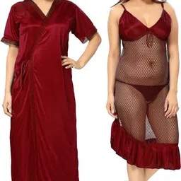 ovida Women Robe and Lingerie Set-picture-39