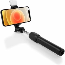 NKL Perfect Strong Selfie Stick Design with Light, Multi Purpose Use Bluetooth Remote_20 Bluetooth Selfie Stick-21