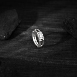 925 Silver Rock-Solid Men's Ring for Women Sterling Silver Zircon Rhodium Plated Ring-image-89