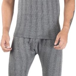 Lyril FIERO LAVA Men's Thermals Round Neck Half Sleeves Men Top - Pyjama Set Thermal-image-22