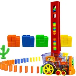 Domino Train 60pcs of Domino Available Train Available with Light, Music-picture-24