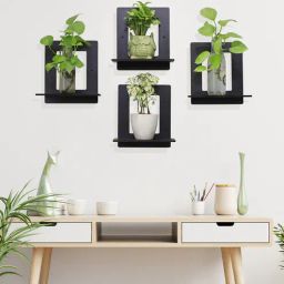 MDF Wood (Set of 4) Floating Wall Shelf by Random-picture-32