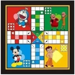 a s Ludo + chessman + Snake & Ladders 3 in 1 Combo With One Set Of Plastic coin & Dice board Game Party & Fun Game Board Game Accessories image 2