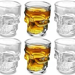 (Pack of 6) SkullShot Glass Set Shot Glass-picture-27