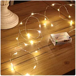 18 LEDs 1.83 m White Steady Strip Rice Lights-image-68