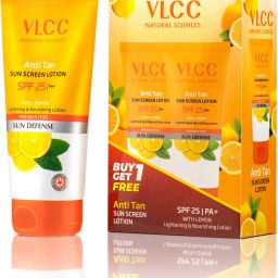 vlcc Sunscreen - SPF 25+ PA+ Anti Tan Sun Screen Lotion - SPF 25 PA+ Buy One Get One-picture-5