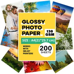 Super Glossy Unruled A4 130 gsm Photo Paper-image-64