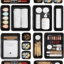 Dressing Table Organiser & Make up Organiser, Cosmetics, Jewelry organiser Storage Box-37
