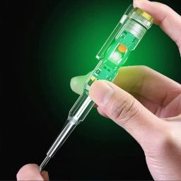 Electrical Tester Pen, Voltage Detector Pen with Indicator Light Test Pen (1pcs) Digital Voltage Tester-6