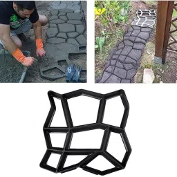 Paving Mould Path Maker Mold for Tile Reusable Mould Concrete Cement Stone Garden Tool Kit-image-24