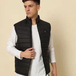 dressbase Men Solid Bomber Jacket-picture-0