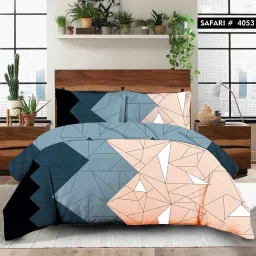 170 TC Cotton Double Printed Flat Bedsheet-image-52