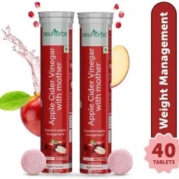 Apple Cider Vinegar 20 effervescent tablets For Weight Loss (Pack Of 2)-28