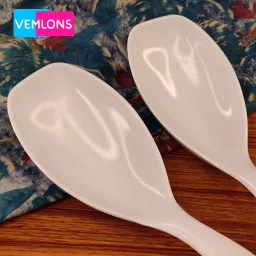 creative hub Serving Spoon/Melamine Serving Spoon Set Of 4,Cutlery Set,Spoon Set Melamine Serving Spoon Set image 2