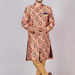 AMZIRA Solid Sherwani-image-53