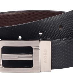 Men Casual, Party, Formal, Evening Black, Brown Artificial Leather, Texas Leatherite Reversible Belt-image-17