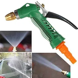 urable Plastic water sprayer Hose Nozzle Water Lever Spray Gun for Car,Bike,Plants to sprayer for Gardening and Washing-Green Color 0 L Hand Held Sprayer-image-2